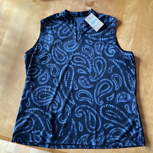 Nike Tops New With Tags Nike Drifit Womens Sleeveless Golf Shirt In